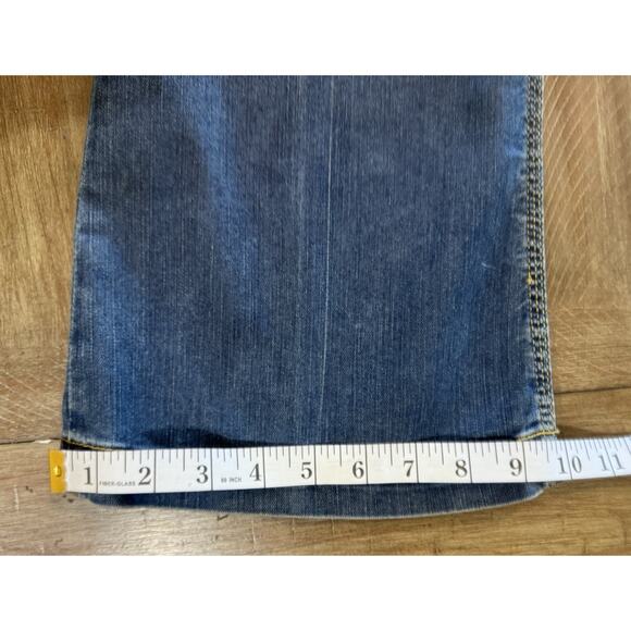 NWT Cabi Patch Pocket Blue Denim Flare Bootcut Jeans Pants Women’s Size 0 NEW - Picture 8 of 13